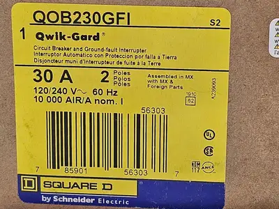 NEW SQUARE D QOB230GFI