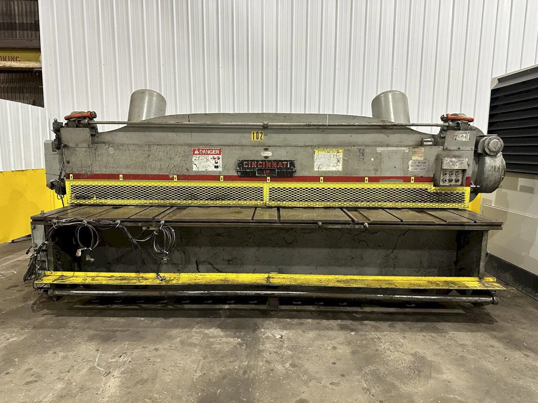 12' x 1/4" CINCINNATI MODEL #1812 MECHANICAL POWER SHEAR: STOCK #20232