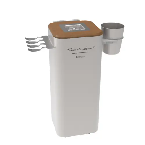 Krowne KR-MGC Royal Series Glass Chiller Cart - 32 3/4" x 20", 14v Battery, 100-240v/1ph