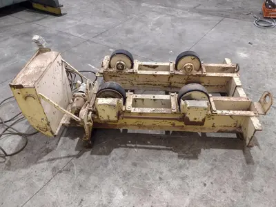 10 TON 20,000 LB RANSOME MODEL #WRD10 TANK TURNING ROLLS, 1 DRIVE & 1 IDLER ROLL: YOBRO #25073