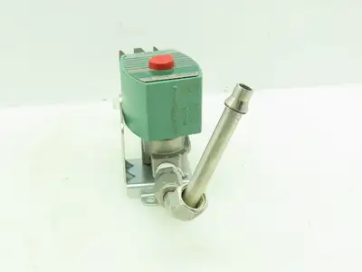 Asco Red-Hat OFKB8262H188VMB Numatic Solenoid Valve SS 2-Way 1/4"NPT 70PSI 24VDC