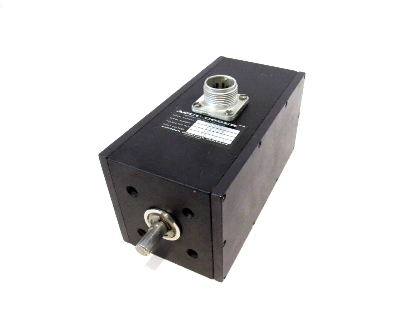 USED ENCODER PRODUCTS ACCU-CODER MODEL 711 SHAFT ENCODER
