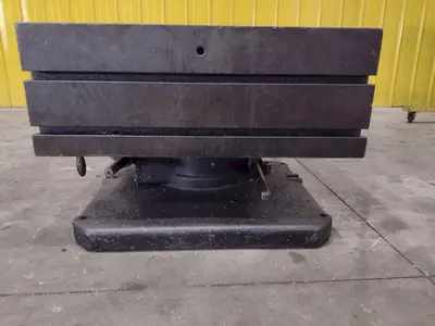 28" X 32" X 22" CARLTON T-SLOTTED UNIVERSAL ADJUSTABLE DRILL BOX TABLE: YOBRO #23822