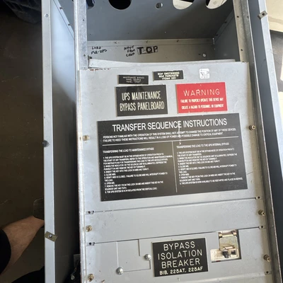 Used Liebert UDA63154A36A229 Uninterruptible Power Supplies California US | Davliegogo LLC #1706382