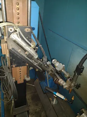 12" ITW WELDING AUTOMATION LATHE, WITH MILLER WELD CONTROLLER & MILLER XMT 304 SERIES ARC WELDER: YOBRO #24402