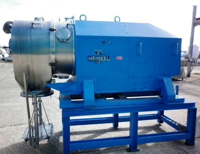 Heinkel HF 600 Inverting Filter centrifuge, 316L SS.