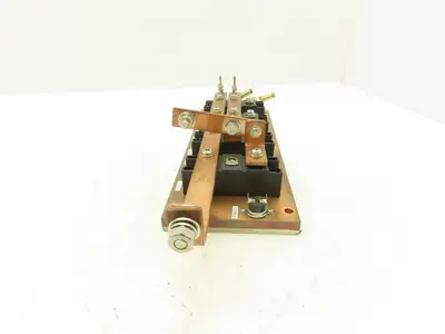 Water Cooling Block Solid Copper Base CPUs & Resistors 1/4"NPT Fittings Busbar
