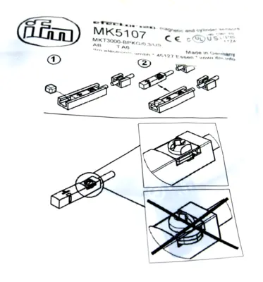 NEW IFM EFECTOR MK5107 SENSOR MKT3000-BPKG/0,3/US