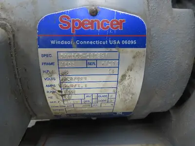 Used SPENCER _UNKNOWN_ Blowers Indiana US | Arrow Industrial #611419