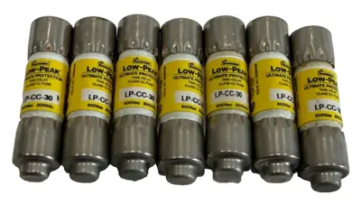 NEW LOT OF 7 BUSSMANN LP-CC-30 FUSES LPCC30