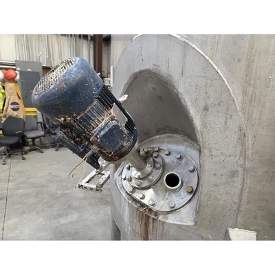 Used 1,300 Gal Bendel Stainless Steel Liquid Mix Tank w/ Side Agitator Disperser