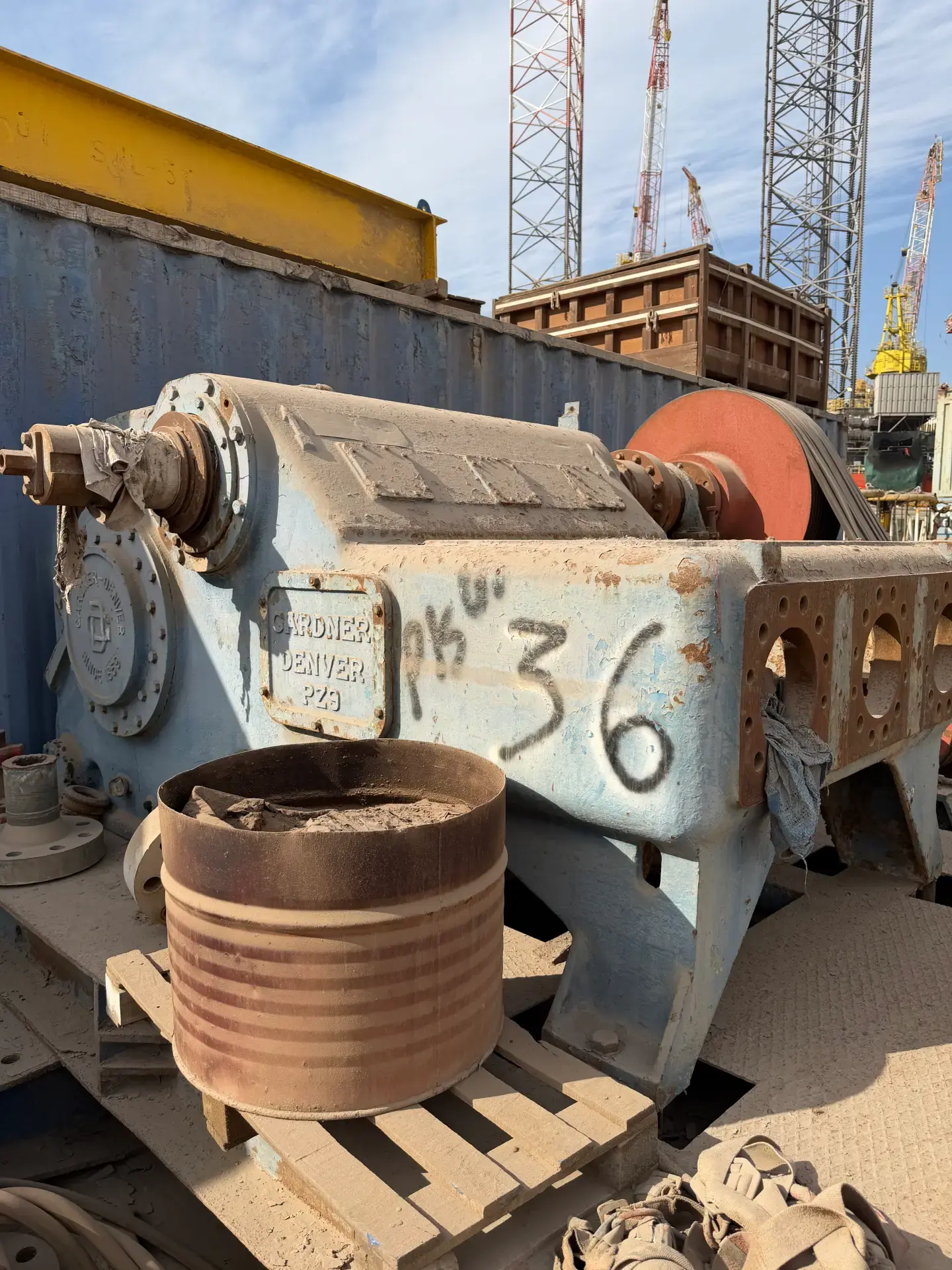 Used GARDNER DENVER PZ-9 (ALSO REFERENCED AS PZJ) Piston Pumps AE | Oil The Woodlands Group #1500971