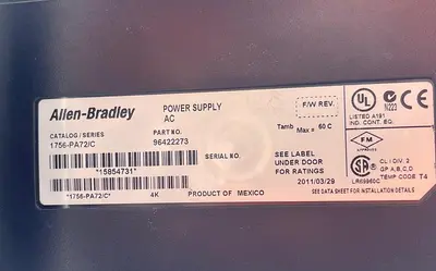 USED ALLEN-BRADLEY ALLEN-BRADLEY 1756-A72/C 1756-A13/B
