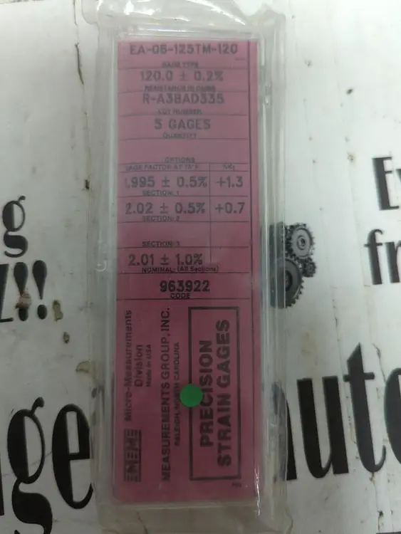 New | in-Stock MICRO-MEASUREMENTS EA-06-125TM-120 Transducers | Surplus Asset Holdings #1226624