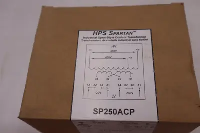 Hammond Power Systems SP250ACP Control Transformer - NEW IN BOX - STOCK GF1050