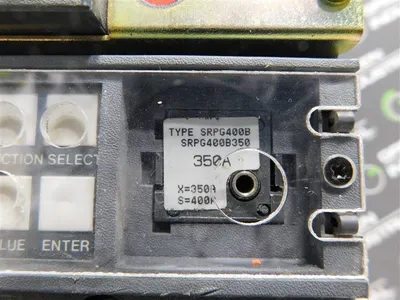 Used 400 Amp GE SPECTRA Electronic Breaker SGLL36BB0400 MVT+ With SHUNT TRIP