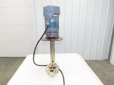 Graymills Superflo Agitator 1.5" Vertical Immersion Ink Tank Pump 2Hp 460V 3PH