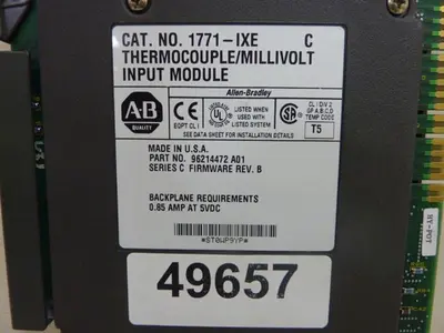 USED ALLEN BRADLEY 1771-IXE SER C