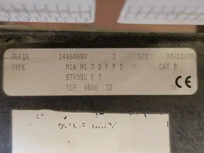 Used 2000 MERLIN GERIN M16H1 Switchgears British Columbia CA | Lenmark #240431