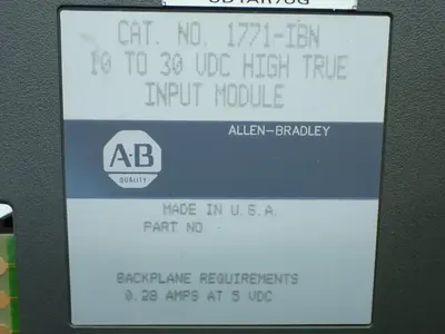 USED ALLENBRADLEY 1771IBN