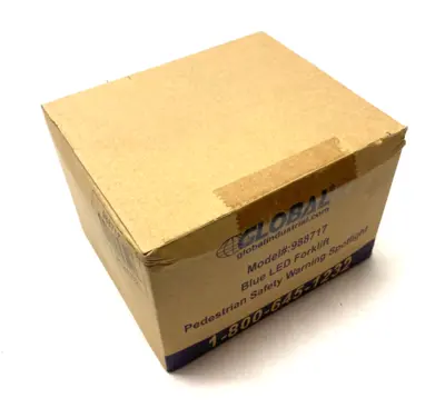 NEW GLOBAL INDUSTRIAL BLUE LED FORKLIFT SAFETY WARNING SPOTLIGHT