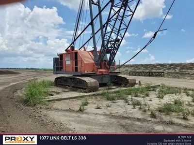 Used 1977 LINK-BELT LS 338 Crawler Cranes Louisiana US | Proxy Equipment #1377807