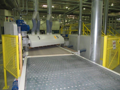 Cefla Package of Flat-Line Finishing Machinery, w/ EliSpray Rotary Spray Machines, Curing Ovens, Panel Cleaners, Material Handling, etc.