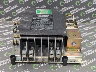 100 Amp ASCO Issue 231 K010051376 Automatic Transfer Switch 480V Used