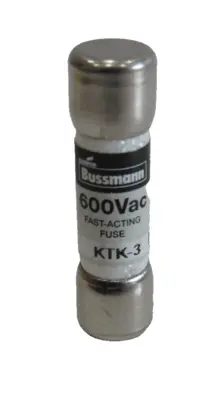 NEW LOT OF 10 BUSSMANN KTK-3 FUSES KTK3