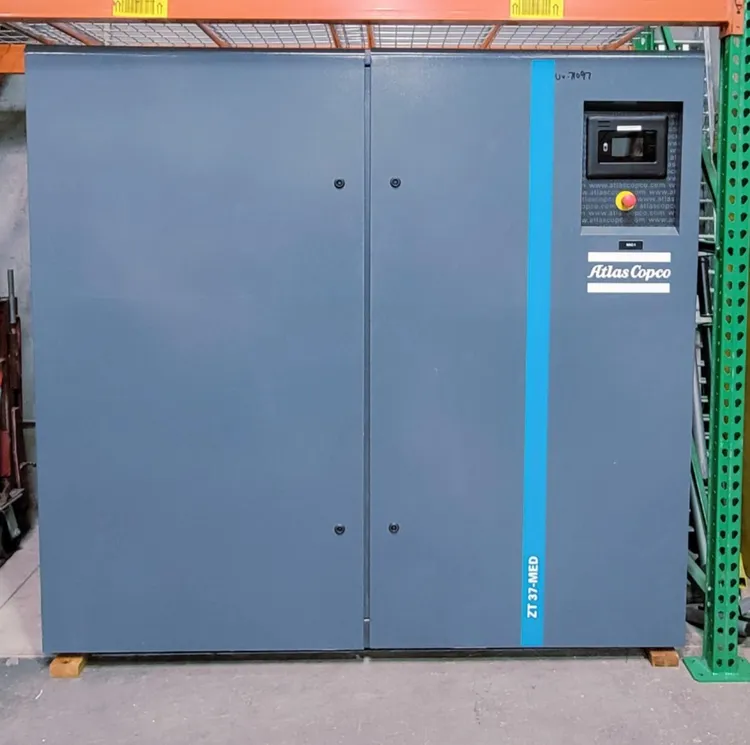 Used 2021 ATLAS COPCO ZT30 Rotary Screw & Sliding Vane Air Compressors Utah US | Primis Medical #317413