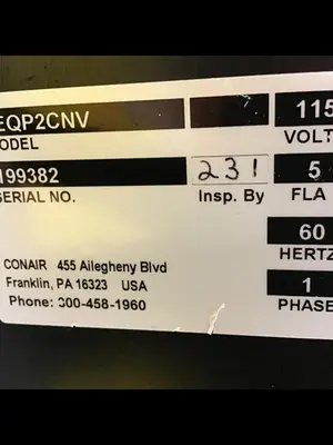 USED CONAIR EQP2CNV