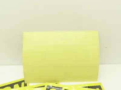 Caution Conveyor May Start Without Warning Adhesive Sign 10" x 14" Lot of 8