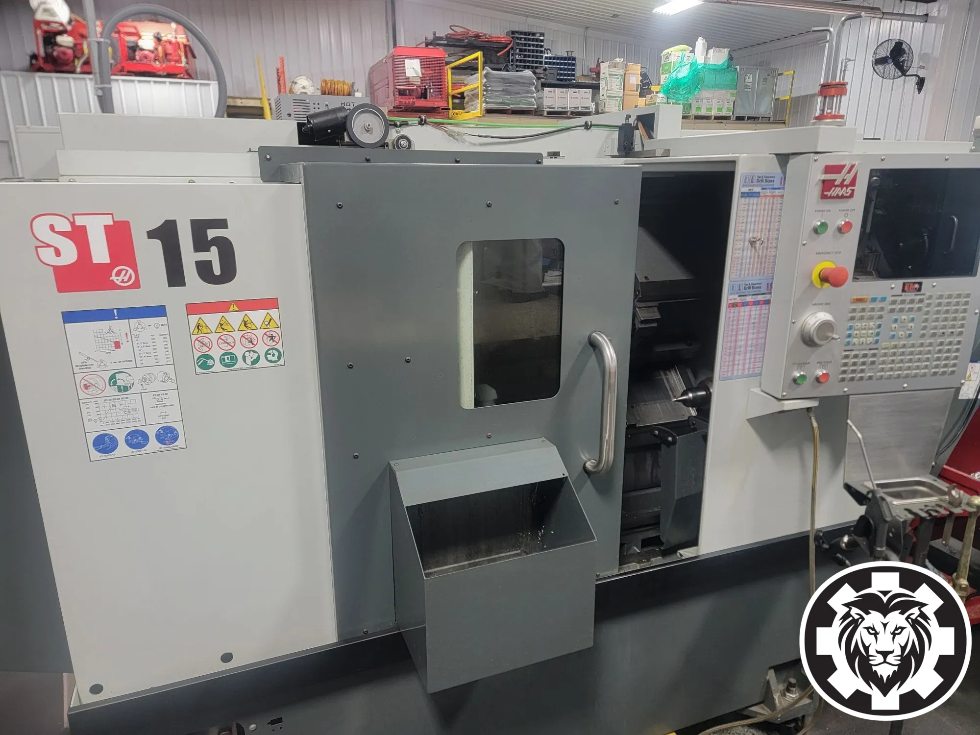 Haas ST-15 CNC Lathe, 2019 - Tailstock, Parts Catcher, Chip Conveyor