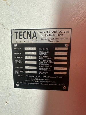 TECNA 4644NX Rocker Arm Spot Welders (Equipt) | Norcal Machinery (4)