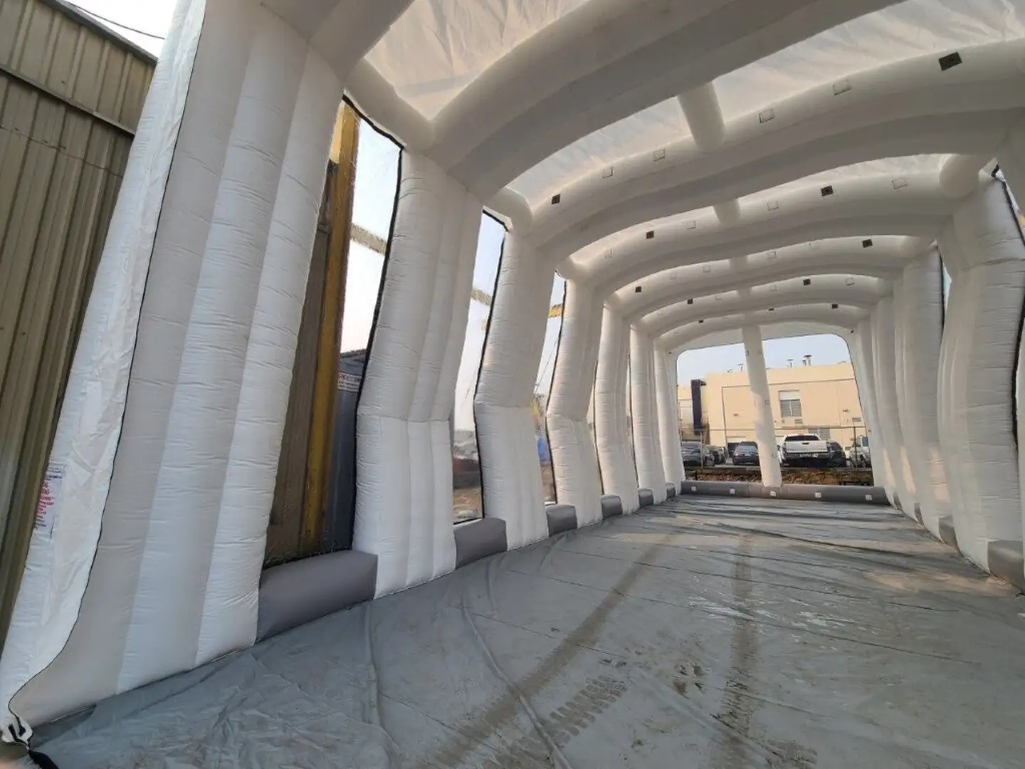 Portable Mobile Paint Booth - 55' x 23'-6" x 22'