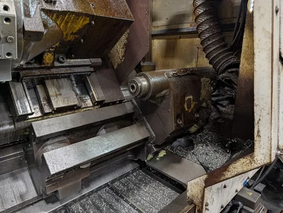 Mori Seiki SL-65 CNC Lathe 220/3/60, W/ Mori Seiki MSC-516 Control; W/ Hyd Unit; W/ Chip Conveyor;