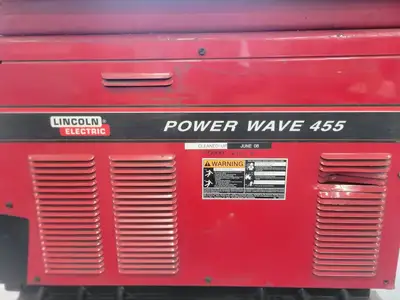 USED LINCOLN ELECTRIC POWER WAVE 455