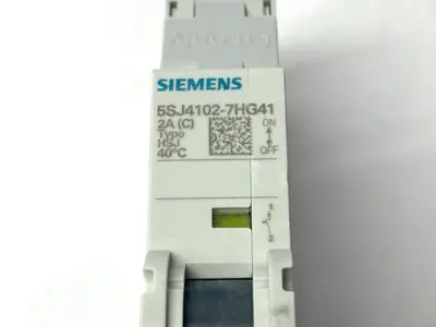 USED SIEMENS MINIATURE CIRCUIT BREAKER 1-POLE C-TRIP 240V 14KA 2A