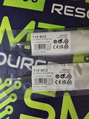 HAKKO T15-BC2 SOLDERING TIP; BEVEL 2mm/45° x 11.5mm - BRAND NEW