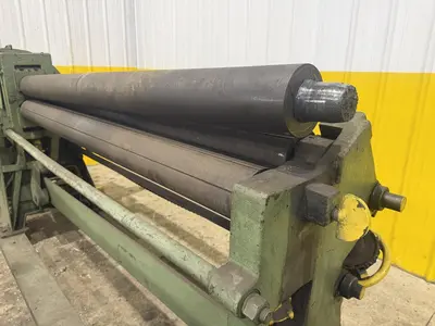 72" X 10 GAUGE BERTSCH MOTORIZED PLATE ROLL 5.5" ROLLS: YOBRO #24744