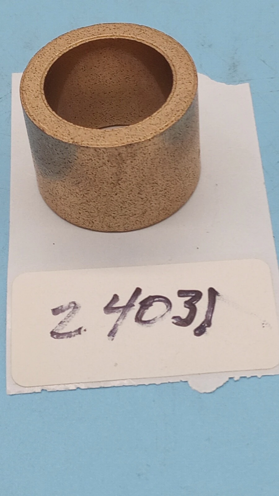 LENGTH 1", ID  1", 1 1/4" OD  BRASS SPACER