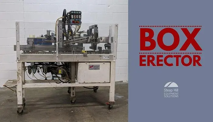 Used CROWNFOREST PACKAGING SYSTEMS BB-2HS / 2H3 Case Erectors - Glue Bottom Seal British Columbia CA | Steep Hill Equipment Solutions #774277