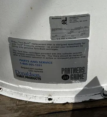 USED DONALDSON SHOPPRO 15