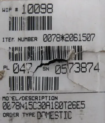 NEW ROSEMOUNT 0078N15C30A180T26E5 TEMPERATURE PROBE