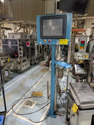 (2) Visual Inspection Tables W/ (2) Touchscreen Modules & (2) Acer Monitors