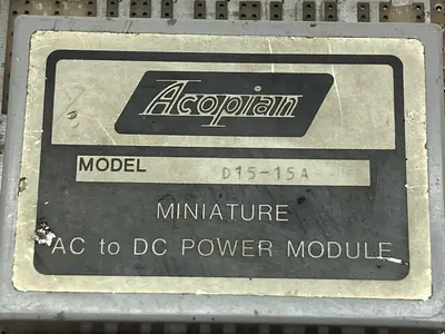 Used ACOPIAN _UNKNOWN_ Miscellaneous Equipment (Electrical & Power) Ohio US | Surplus Asset Holdings #1238097