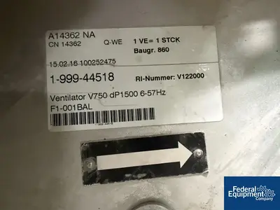 Used Glatt Glatt GPCG-10 Fluid Bed Processor, S/S Fluid Bed Dryers Ohio US | Federal Equipment Company #1337688