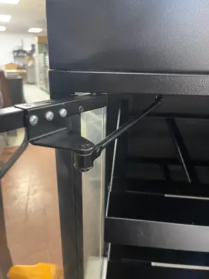 Used Royston Glass Used 38"x52" Royston Glass 2 Door lighted Display Case Merchandiser Cabinet with 5 Shelves 120V Food Displays Illinois US | Falcon Restaurant Supply #1375814