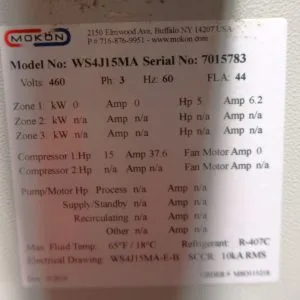 USED 2016 MOKON WS4J15MA