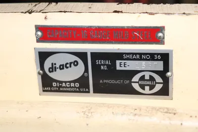 USED DI-ACRO NO. 36